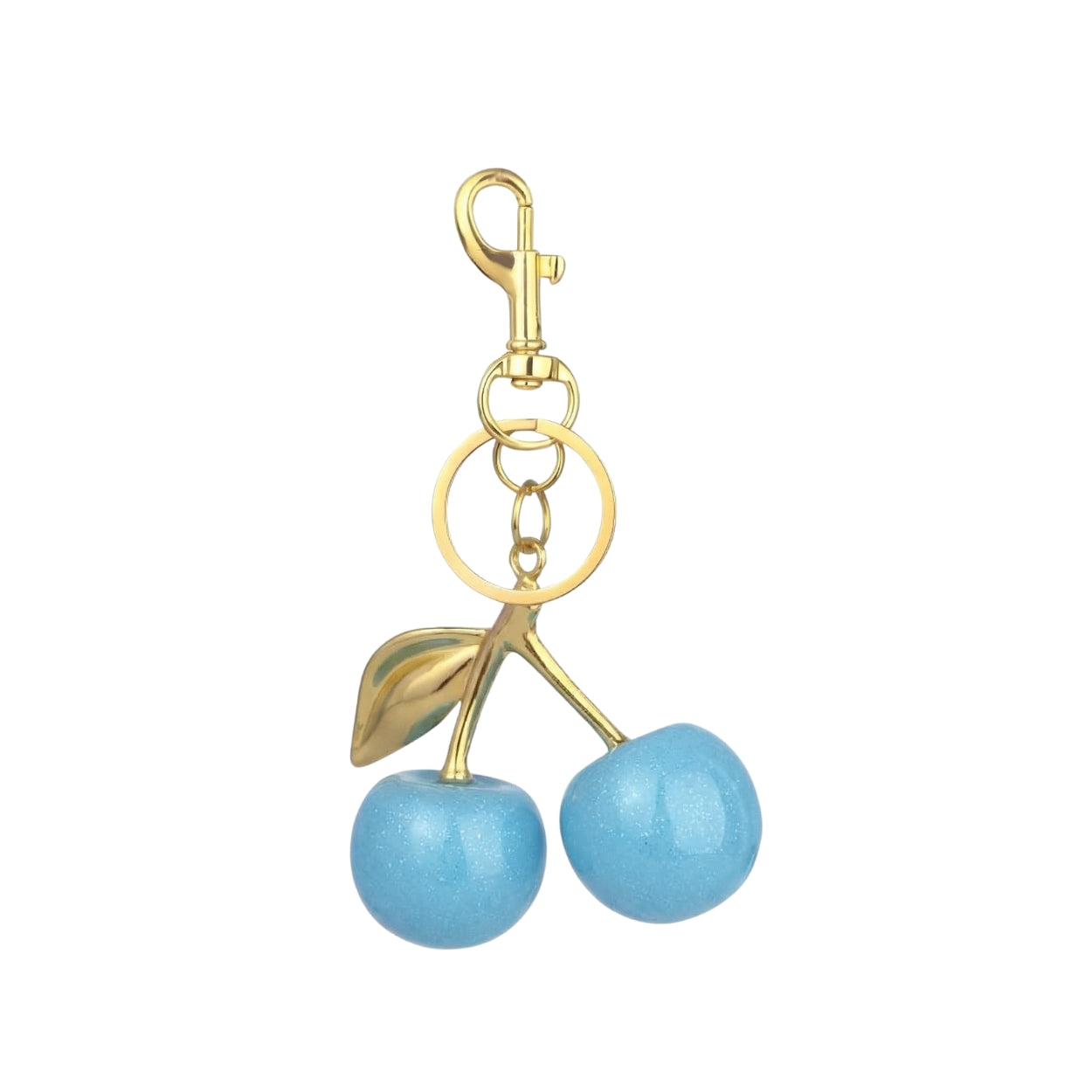 Sky Blue Cherry Bag Charm