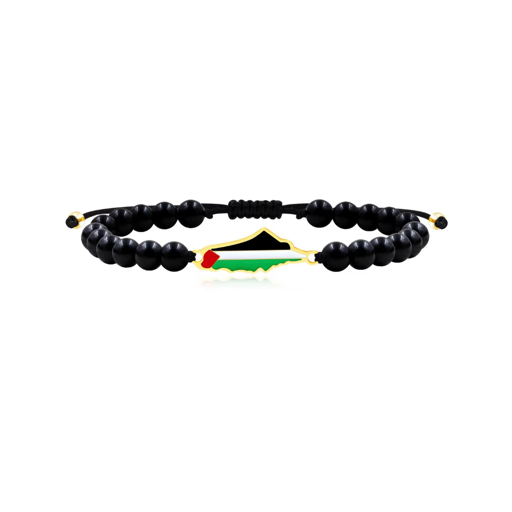 Palestine Beaded Bracelet
