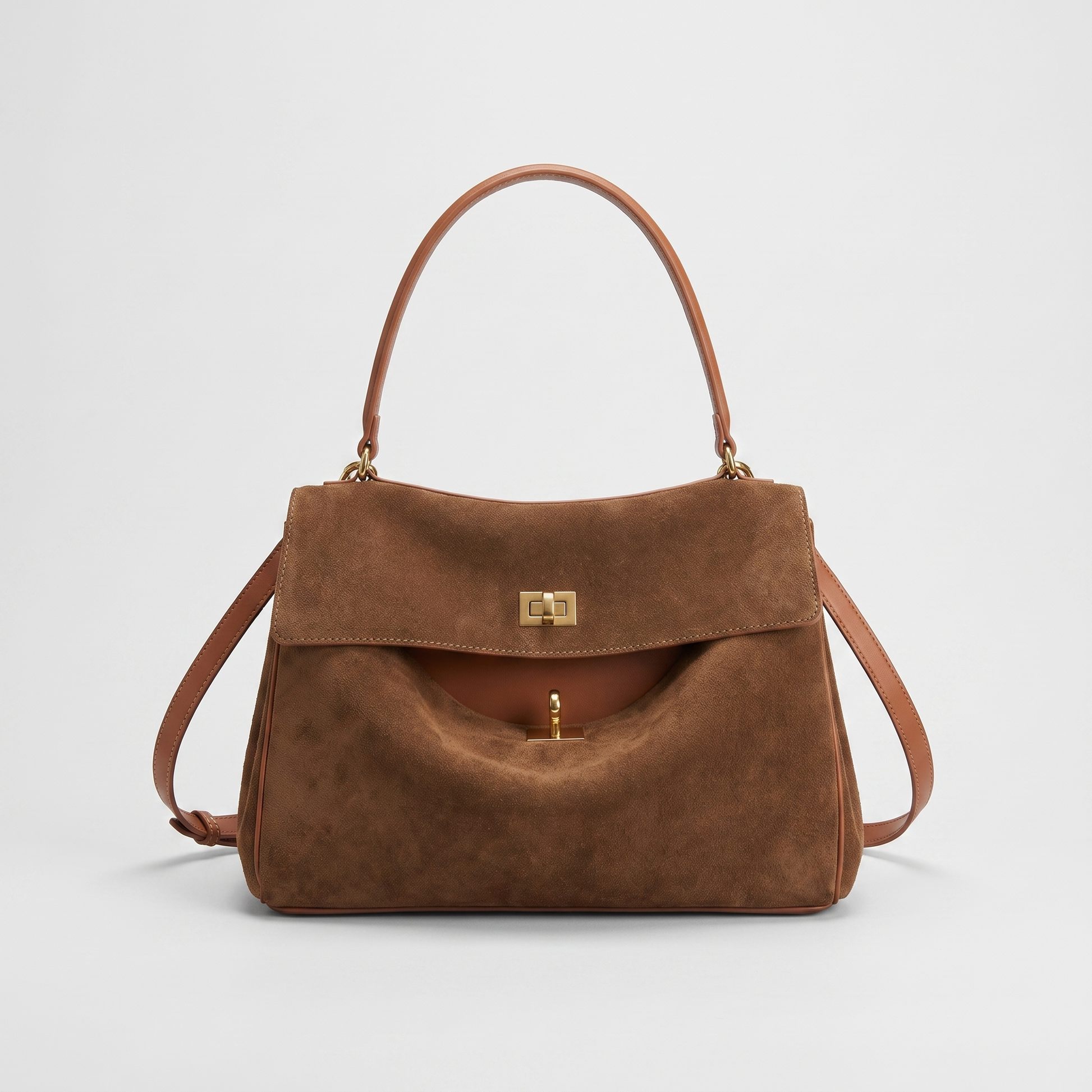 Delaney Twist Lock Handbag