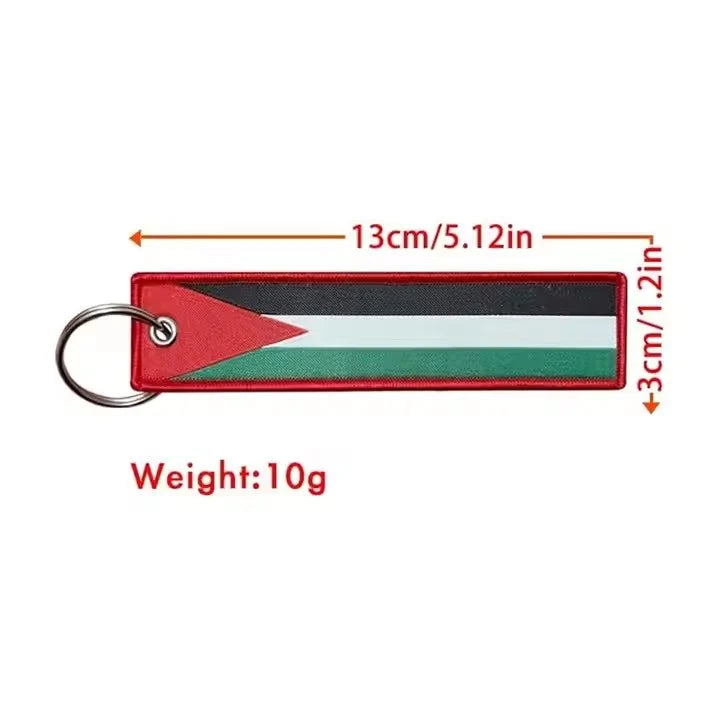Woven Palestine Keychain/Tag